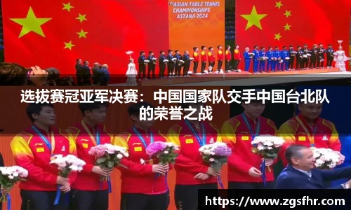 选拔赛冠亚军决赛：中国国家队交手中国台北队的荣誉之战